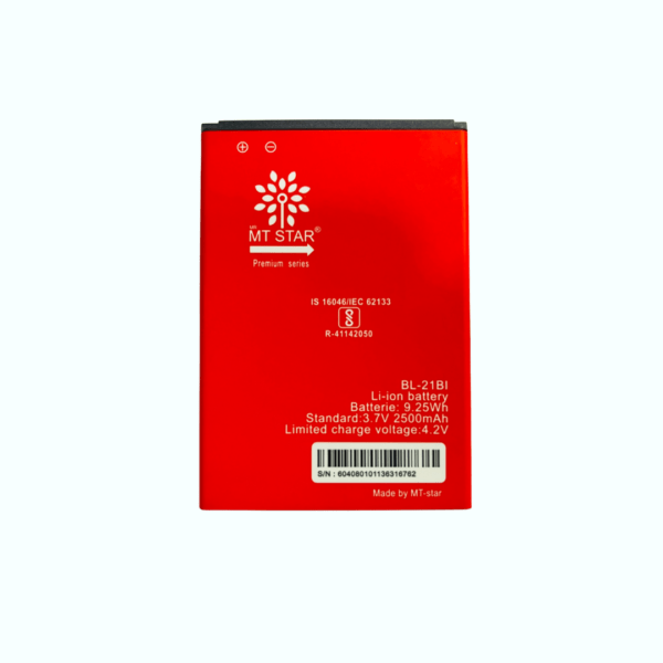 Image of BL21Bi Itel phone battery.