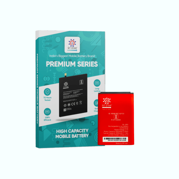Image of BL29Di Itel phone battery with MT Star Premium Series box.
