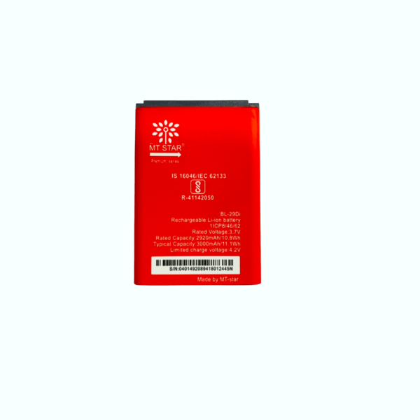 Image of BL29Di Itel phone battery.