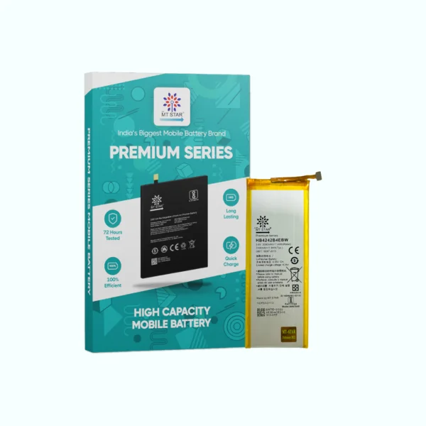 Image of Honor 4X smartphone battery with MT Star Premium Series box.