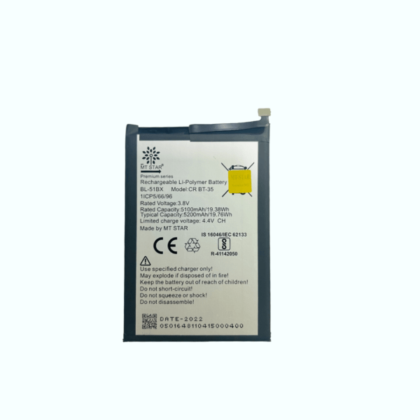 Image of BL51BX Infinix Hot 10 phone battery.