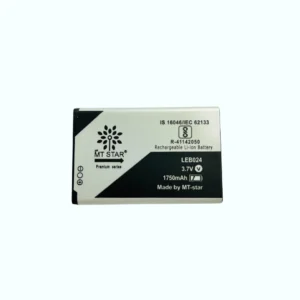 Image of Lava LEB024 smartphone battery.