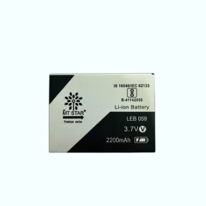 Image of Lava LEB059 smartphone battery.