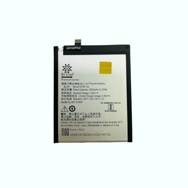 Image of BL261 Lenovo K5 Note phone battery.