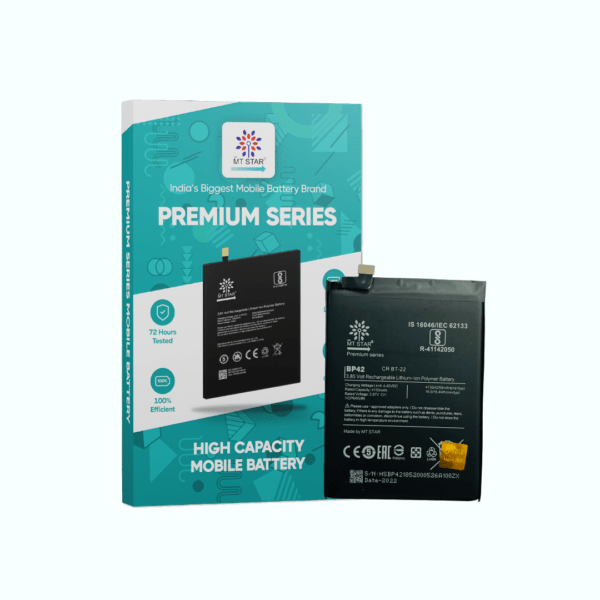 Image of BP42 MI 11 LITE phone battery with MT Star Premium Series box.