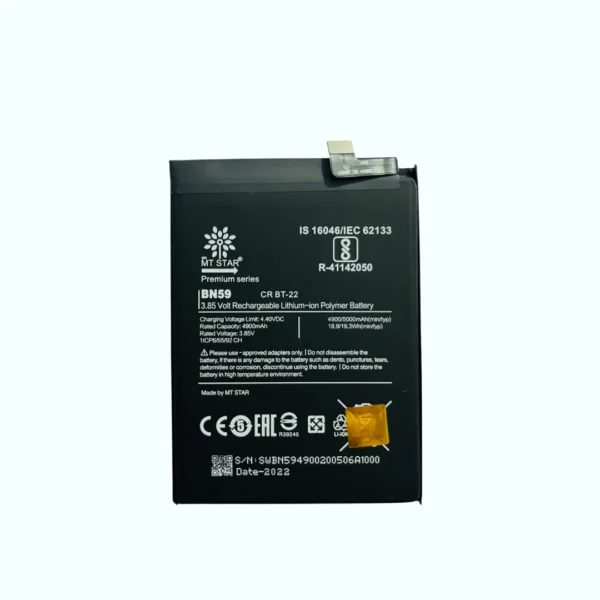 Image of BN59, Mi Redmi Note 10 phone battery.