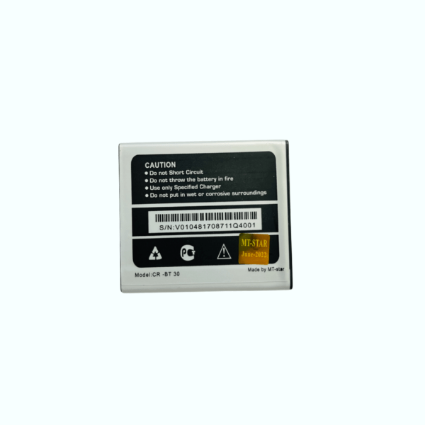 Image of Micromax Q4001 smartphone battery.