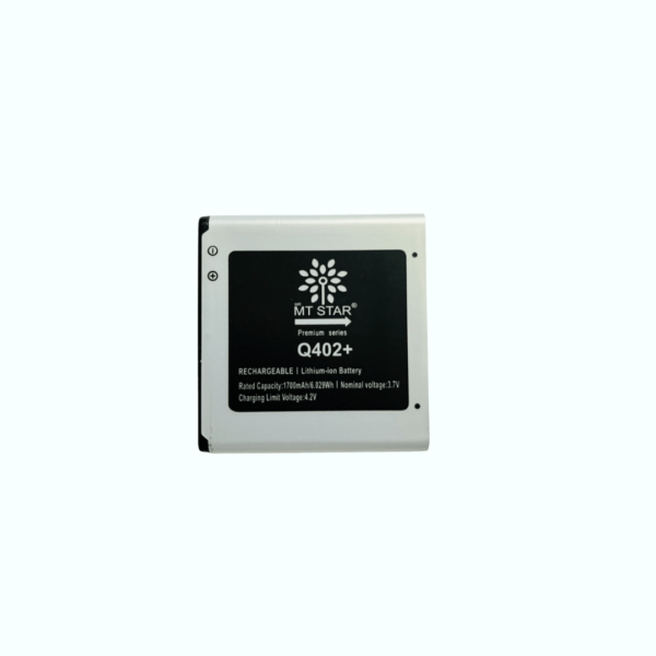 Image of Micromax Q402+ smartphone battery.