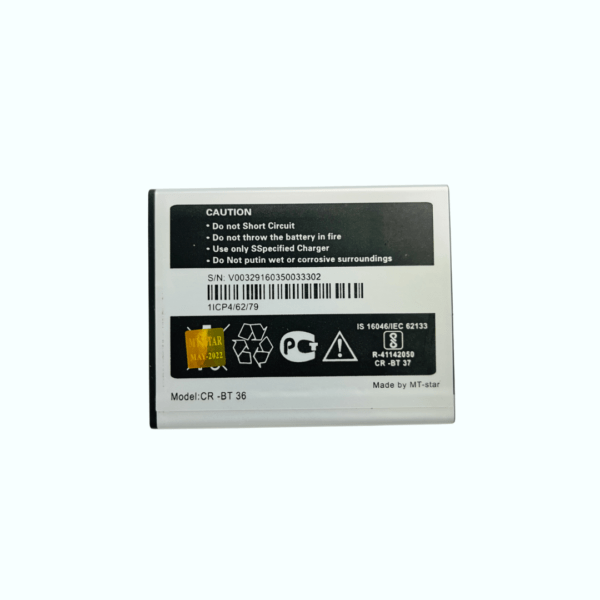 Image of Micromax Q417 smartphone battery.