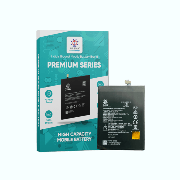 Image of HE347, Nokia 7 Plus phone battery with MT Star Premium Series box.