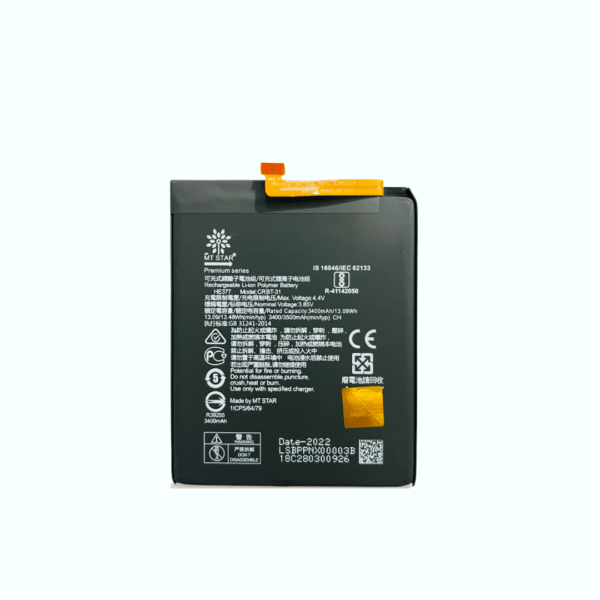 Image of HE377, Nokia 8.1 phone battery.